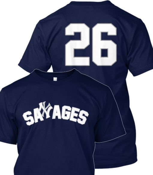 Yankees Savages T-Shirt - Yankees Shirt - Yankees Tshirt - Aaron Boone Savages - Savages in the Box