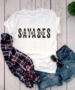 savages in the box t-shirt yankees savages Tee shirt