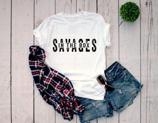 savages in the box t-shirt yankees savages Tee shirt