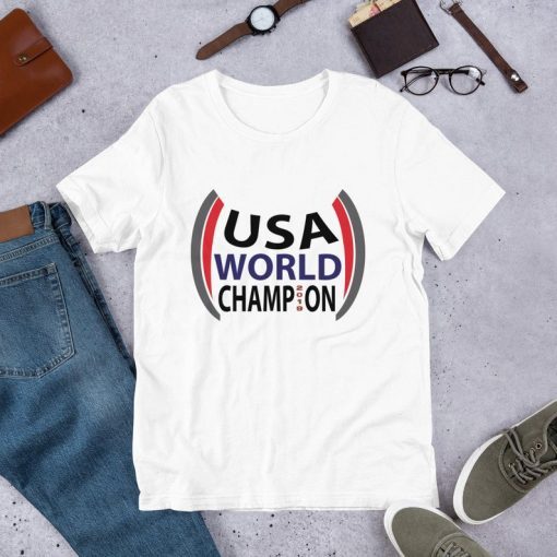 uni sex USA world champion 2019 Tee Shirt