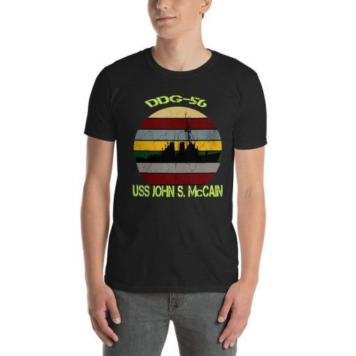 uss john mccain t shirt, DDG-56 USS John S. McCain T-Shirt