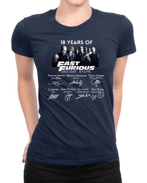 18 years of Fast and Furious Classic TShirts