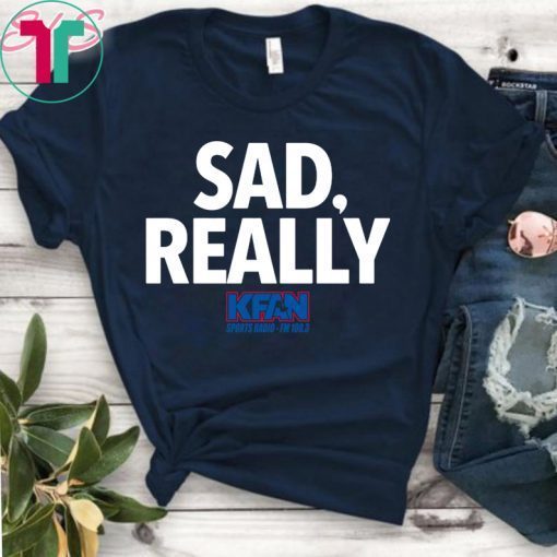 Official 2019 KFAN State Fair Sad Really T-Shirt
