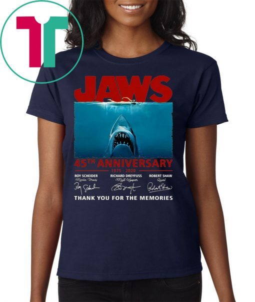 Shark 45th Years Of Jaws Anniversary Shirt