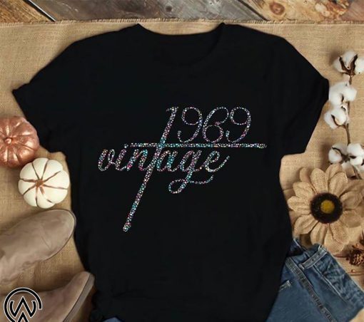 50th birthday vintage 1969 shirts