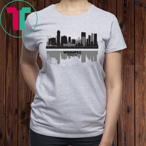 AJ Cole III Winnipeg Alberta Skyline Tee Shirt