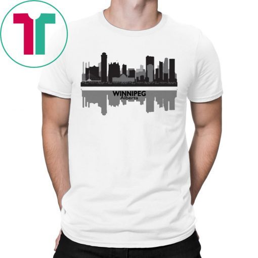 AJ Cole III Winnipeg Alberta Skyline Tee Shirt