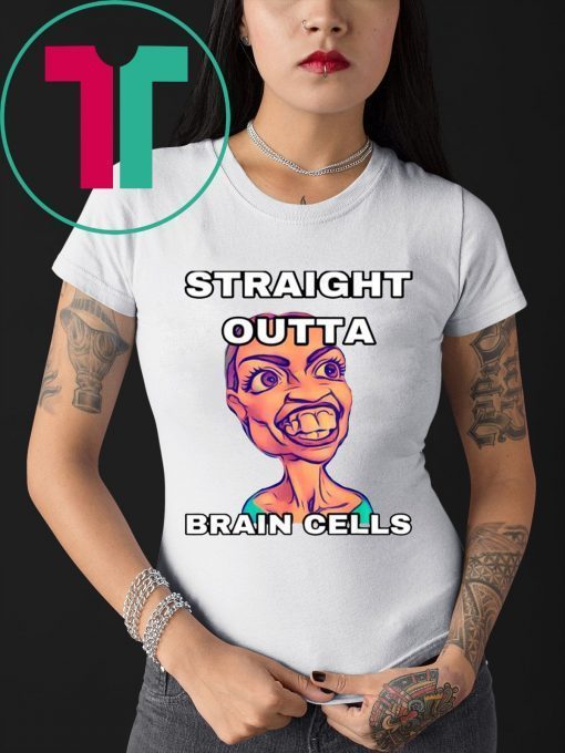 Alexandria Cortez Straight Outta Brain Cells Tee Shirt