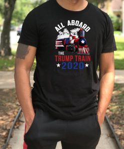 All Aboard The Trump Train Trump 2020 T-Shirt