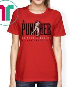 Aristides Aquino Tee Shirt The Punisher, Cincinnati, MLBPA Shirt
