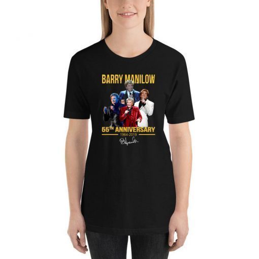 Barry manilow 55th anniversary 1964-2019 signature shirt