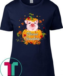 Halloween Blessed Grandma Pig Pumpkin Shirt