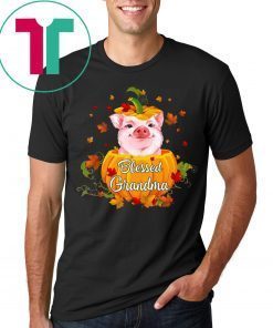 Halloween Blessed Grandma Pig Pumpkin Shirt