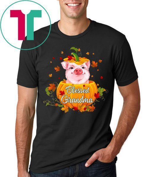 Halloween Blessed Grandma Pig Pumpkin Shirt