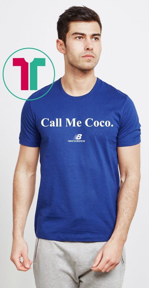 Call Me Coco Blue T-Shirt Cori Gauff New Balance Tee