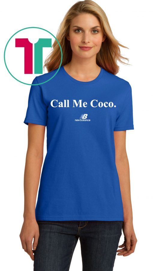 Call Me Coco Blue T-Shirt Cori Gauff New Balance Tee