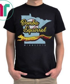 Bomba Squirrel Minnesota Baseball T-Shirt