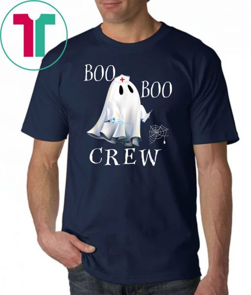 Boo Boo Crew Funny Halloween Ghost Nurse Costume TShirt