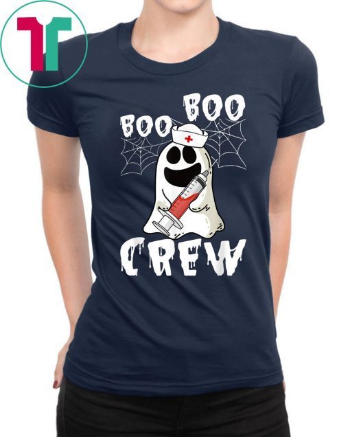 Boo Boo Crew Funny Nurse Ghost Halloween Costume Funny 2019 Tee Shirt