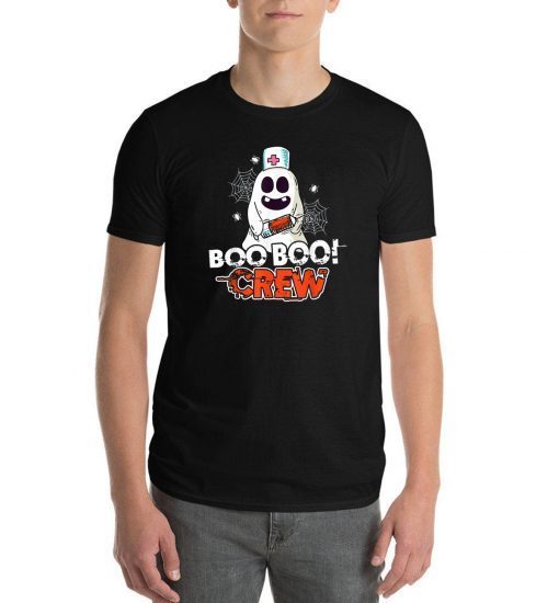 Boo Boo Crew Funny Nurse Ghost Halloween Costume T-Shirt