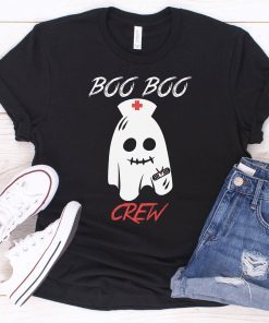 Boo Boo Crew, Boo Boo Crew Nurse Ghost Funny Halloween Costume, Funny, Halloween