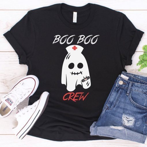 Boo Boo Crew, Boo Boo Crew Nurse Ghost Funny Halloween Costume, Funny, Halloween