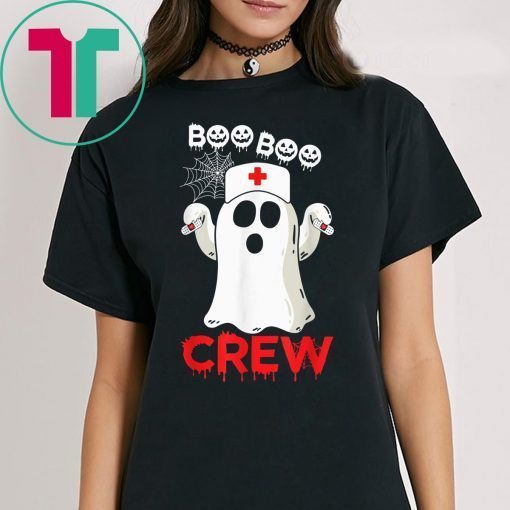 Boo boo Crew nurse ghost shirts halloween costume gift T-Shirts