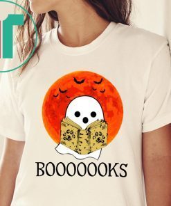 Halloween Booooks! Ghost Reading Books Shirt
