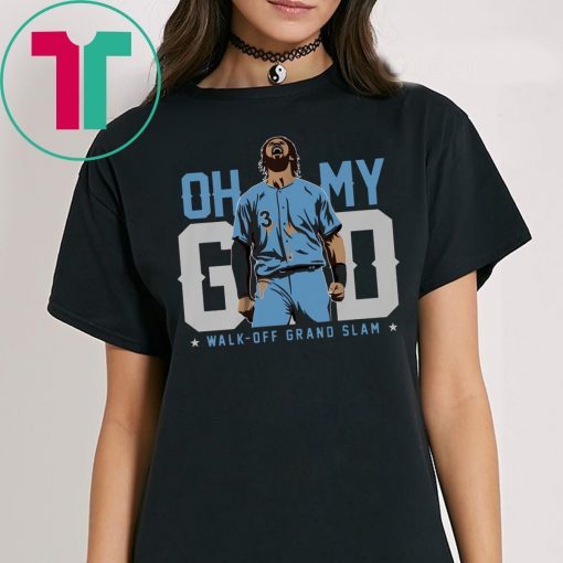 Bryce Harper Oh My God Walk Off Grand Slam Red T-Shirt