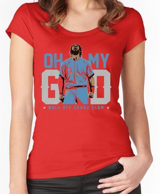 Bryce Harper Oh My God Walk Off Grand Slam Red T-Shirt