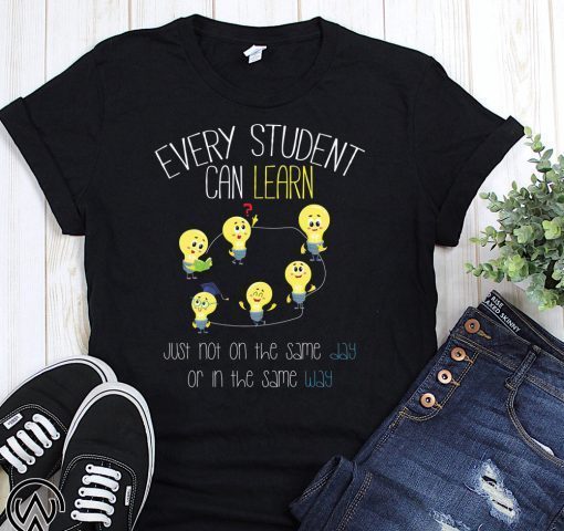Bulds every student can learn just not on the same day shirt1