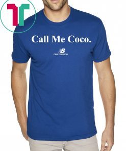 Official Cori Gauff Call Me Coco New Balance Blue T-Shirt