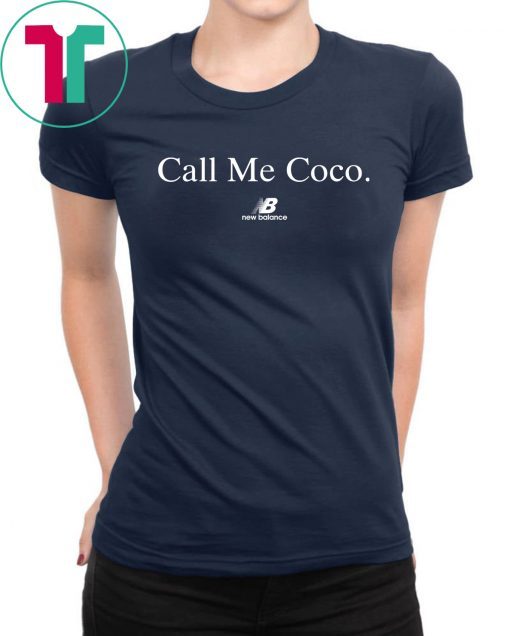 Call Me Coco New Balance Womens T-Shirt