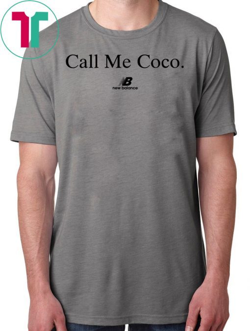 Call Me Coco New Balance 2019 Tee Shirt Coco Gauff