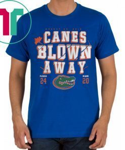 Canes Blown Away Florida Gators vs Miami Hurricanes Tee Shirt