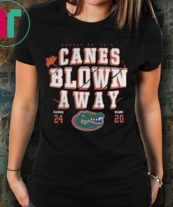 Canes Blown Away Florida Gators vs Miami Hurricanes Tee Shirt