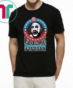 Captain Spaulding For President Tee Shirt