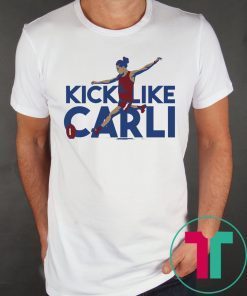 Carli Lloyd Tee Shirt - Kick Like Carli, USWNTPA, Football