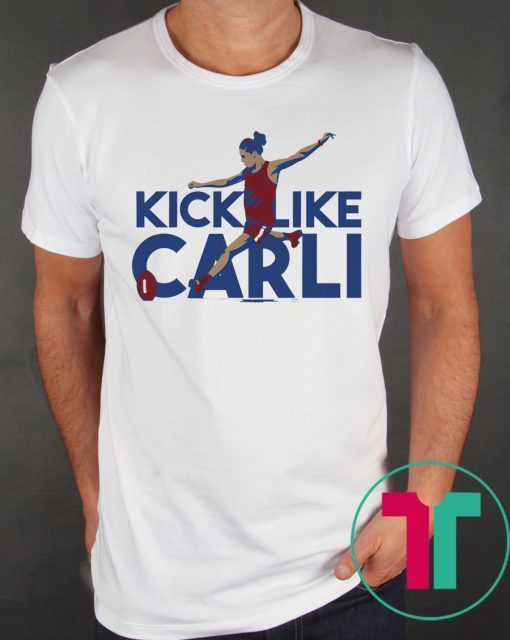 Carli Lloyd Tee Shirt - Kick Like Carli, USWNTPA, Football