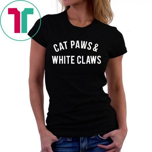Mens Cat Paws and White Claws Tee Shirt