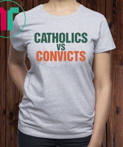 Catholics vs Convicts Vintage 1988 Tee Shirt