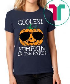 Coolest Pumpkin In The Patch Halloween Costume Tee Shirt