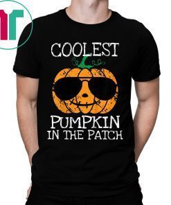 Coolest Pumpkin In The Patch Halloween Costume Tee Shirt