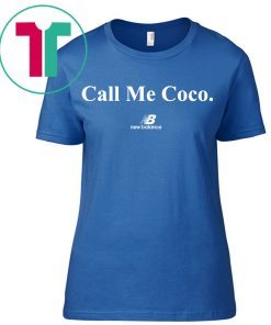 Blue Cori Gauff Call Me Coco New Balance T-Shirt