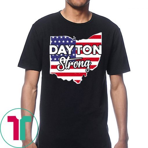 Dayton Strong American Flag Shirt Dayton Ohio Strong