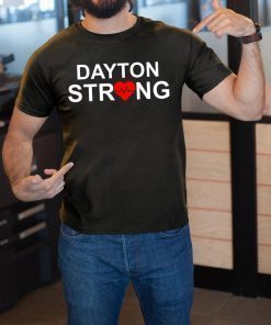 Dayton Strong Heart Heartbeat Tee Shirt