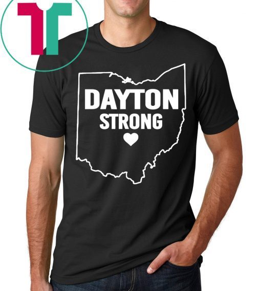 Dayton Strong Ohio Map Strong Shirt