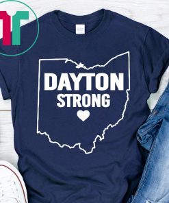Dayton Strong Ohio Map Strong Shirt