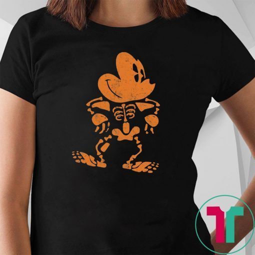 Disney Mickey Mouse Halloween Skeleton T-Shirt