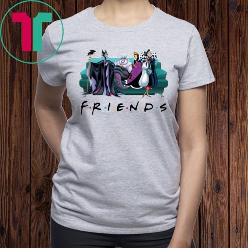 Disney Villains Mixed Friend T-Shirt Style For Fans
